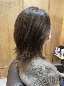 ロエ 平尾山荘(loe) 【脱白髪染めハイライト】白髪を気にしなくていいヘアカラー♪