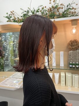 エヌ ドット ヘアープラス ミラクルヘアー(n. HAIR) フェイスフレーミング バーミリオン×ボブ！