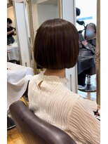 ルッツ(Lutz. hair design)&nbsp;ミニボブ＋ブラウンベージュ【犬山良慈】