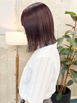 ノエ(noe) ぷつっとロブ×ピンクラベンダー