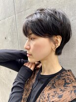 ハルキ ミナト ジャパン オオサカ(HARUKI MINATO japan OSAKA)&nbsp;40代50代小顔似合わせカットくびレイヤーエモージュ大人可愛い