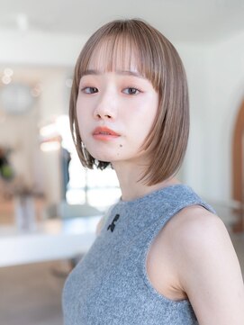 イオ 本厚木(io) レイヤーボブフルバング似合わせカットイメチェン小顔