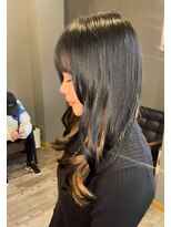 ヘアーサロン アトリエ(Hair salon ATORIE)&nbsp;ロングレイヤーヘアカラーインナーカラーブリーチ