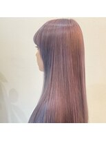 ラビスモア(Lovis moa)&nbsp;切りっぱなしボブ/ピンクブラウン/エアリーロング/美髪のススメ