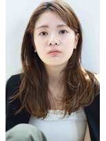 ネル 千早 香椎(nell.)&nbsp;大人ガーリー可愛い韓国レイヤーチョコレートふんわりカール