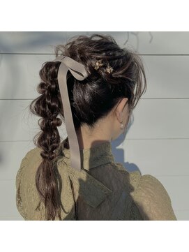 ルーヘア 岐阜(Rooo HAIR) あみおろしポニー