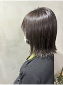 【札幌円山】イルミナカラー/アッシュブラウン/切りっぱなしボブ