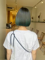 チャコレ 北千住店(Chacolle)&nbsp;モスグリーン×ミニボブ◎