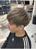 ツーブロック×マットアッシュ