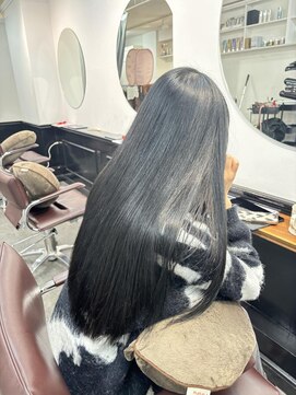 アオ(AO。) 艶髪ストレート/黒髪ロング/システムトリートメント/横浜元町