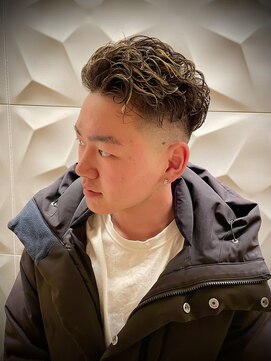 銀座マツナガ 浅草店 メンズパーマ/宮城リョータ風パーマ/スキンフェード