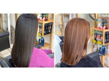 髪質改善ヘアエステサロン レモネード(LEMONed)の雰囲気（【髪質改善ヘアエステの仕上がり】繰り返すとあの頃の様に！）