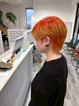 サロンド ベレーザ トータ(salao de beleza tota) 個性派オレンジカラー♪