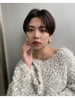 エアー 青山(AIR) 丸みショートシースルーバングくびれショートボブミニボブ