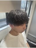 緩めツイスパ/ニュアンスパーマ/メンズマッシュ