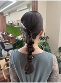結婚式ヘアセット、二次会ヘアセット