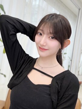 レイリー 原宿 表参道(Rayreee) 小顔韓国タイトポニー×シースルーバング