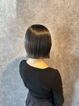 切りっぱなしボブ