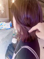 シアン 綱島店(CYAN)&nbsp;さりげなく色づく、ピンクインナー×ラベンダーピンク