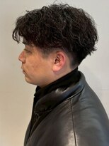 オレンジペコ(orange peco)&nbsp;ツイストスパイラルパーマ ツーブロック 刈り上げ 黒髪