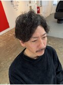 ショート/ハイライト/レイヤー/髪質改善/メンズ/白髪ぼかし