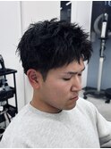 MEN’S/リバースセンターパート/ニュアンスパーマ/藤沢美容院