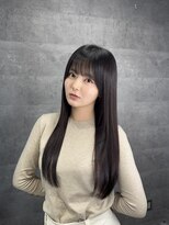 ルイス(L'wis)&nbsp;暗髪グレージュ、美髪スタイル、グロスブリッジトリートメント