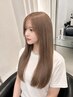 【新規】【垢抜け&透明感】カット+ケアブリーチ１回　ダブルカラー