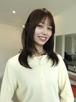 サードアベニュー(3rd Avenue.) レイヤーカット/ブラウンカラー/ブリーチなしカラー〇20代30代