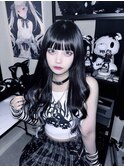 ダークブルー/デジタルパーマ/ワンホンレイヤー[渋谷]