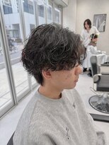 リアリクス(REALIX)&nbsp;波巻きツイストスパイラルパーマ大宮メンズパーマ眉毛