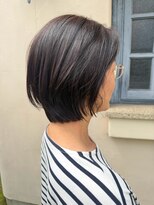 ラポール 蟹江(RAPPORT)&nbsp;【ボブ】ツヤ感たっぷり丸みボブで小顔魅せ