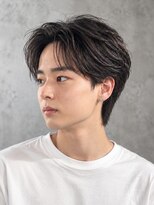アウル 心斎橋(owl) 【フェザーショート】センターパート/フェザーパーマ/men's