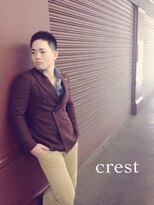 メンズエリアクレスト(Men's area crest) ベリーショート#ステルス#ブロック#crest