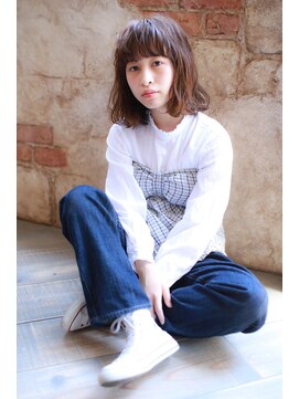 カライングドゥ(ing deux) 【＋～ing deux】 ワイドバングくびれボブ