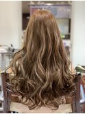 ハイライト×プラチナベージュ