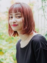 ヘアー アークス 上大岡店(hair ARKS)&nbsp;オン眉ピンクヘアARKS上大岡