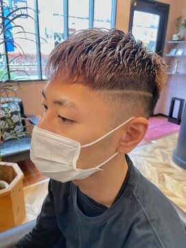 ラグシス ザ ヴィンテージ(LUXIS THE VINTAGE) メンズクロップスタイル×ハイトーン×メンズカット