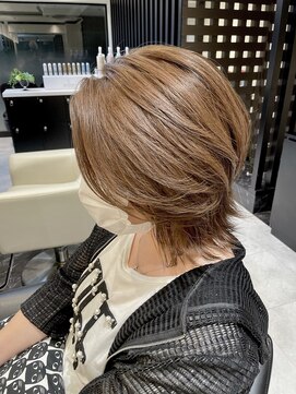 シファー(~Cifer) ウルフボブ/くびれヘア/ブルーグレージュ/お客様ヘア☆