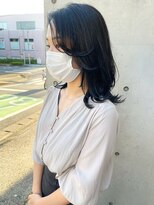 アルディ ユーカリが丘店(HARDI)&nbsp;【星野】ブルーブラック×韓国風くびれミディアム☆