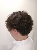 波巻きパーマ