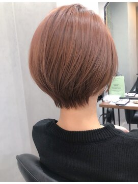 ローカス 昭島(Locus) 丸みボブ/20代/30代/ピンクベージュ