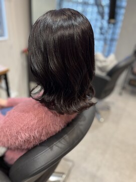 オールマイティービューティーモア(ALLMYTEA Beauty more+) 艶髪ミディアム/くびれミディアム/ダークラベンダー/大宮駅