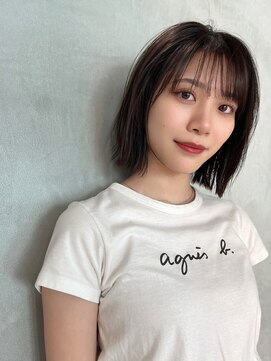 ロンド 銀座(Lond) 【Noa】前髪で垢抜ける!切りっぱなしbob