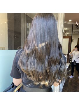 ボアップ 京橋店(boappu) #グレージュ#ロングヘア#透明感カラー#アッシュカラー