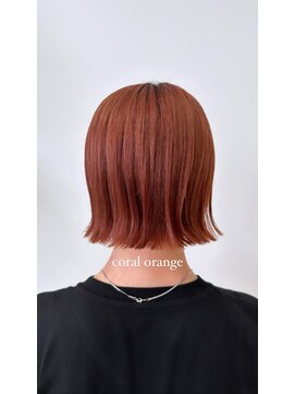 シュールドゥー(SUR DEUX) bob × coral orange