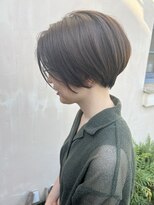 ラポール(RAPPORT)&nbsp;毛量が多い方でもくびれるショートボブ/柔らかくみえるカラー