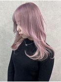 ホワイトピンクラベンダー/ケアブリーチカラー