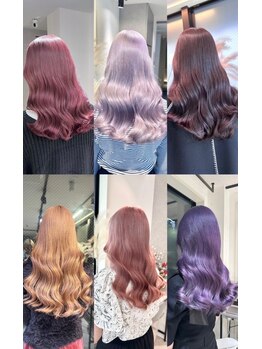 シンシェアサロン 原宿店(Qin shaire salon)の写真/おしゃれな暗髪からハイトーンまでお任せ★色落ちやダメージケアまで計算された極上質感カラーをご提案