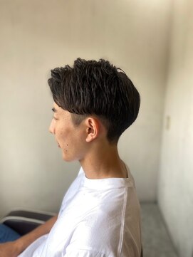 メンズカット バイ ソイクフ(メンズカット by SOY-KUFU) MEN'SHAIRアッシュブラックベリーショートダークアッシュ
